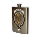 Monteith Clan Crest Flask.