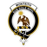 Monteith Clan Crest Vinyl Sticker