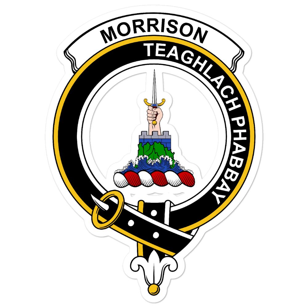 Morrison Clan Crest Vinyl Sticker