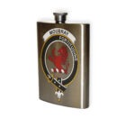 Moubray Clan Crest Flask.