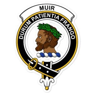 Muirhead Clan Crest Vinyl Sticker