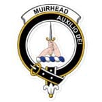 Muir Clan Crest Vinyl Sticker
