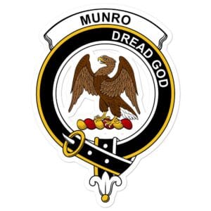 Munro Clan Crest Vinyl Sticker