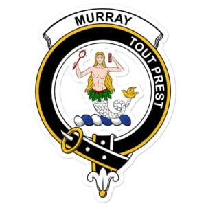 Murray (of Dysart) Clan Crest Vinyl Sticker