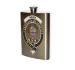 Nairn Clan Crest Flask.