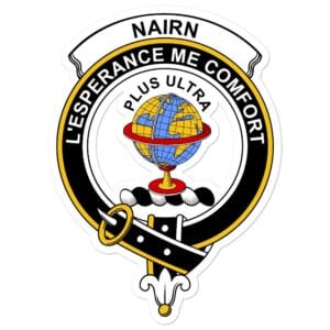 Nairn Clan Crest Vinyl Sticker