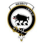 Nesbitt (or Nisbet) Clan Crest Vinyl Sticker