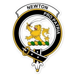 Newton Clan Crest Vinyl Sticker