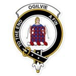 Ogilvie Clan Crest Vinyl Sticker