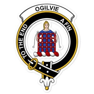 Ogilvie Clan Crest Vinyl Sticker