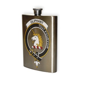 Oliphant Clan Crest Flask.