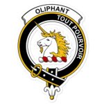 Oliphant Clan Crest Vinyl Sticker