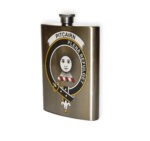 Pitcairn Clan Crest Flask.