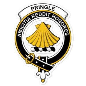 Pringle Clan Crest Vinyl Sticker
