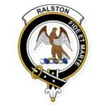 Ralston Clan Crest Vinyl Sticker
