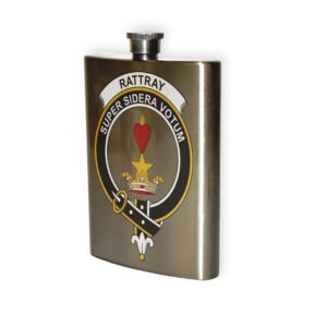 Rattray Clan Crest Flask.