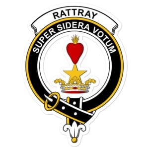 Rattray Clan Crest Vinyl Sticker