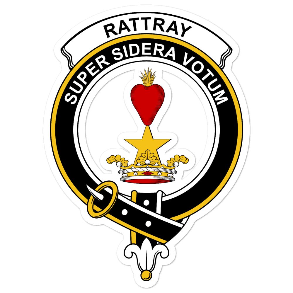 Rattray Clan Crest Vinyl Sticker
