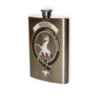 Riddell Clan Crest Flask.