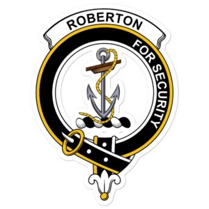 Roberton Clan Crest Vinyl Sticker