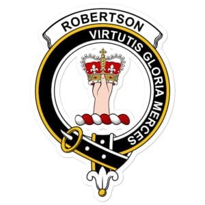 Robertson Clan Crest Vinyl Sticker