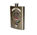 Rose Clan Crest Flask.