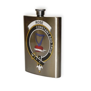 Rose Clan Crest Flask.