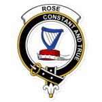 Rose Clan Crest Vinyl Sticker