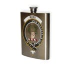 Ross Clan Crest Flask.