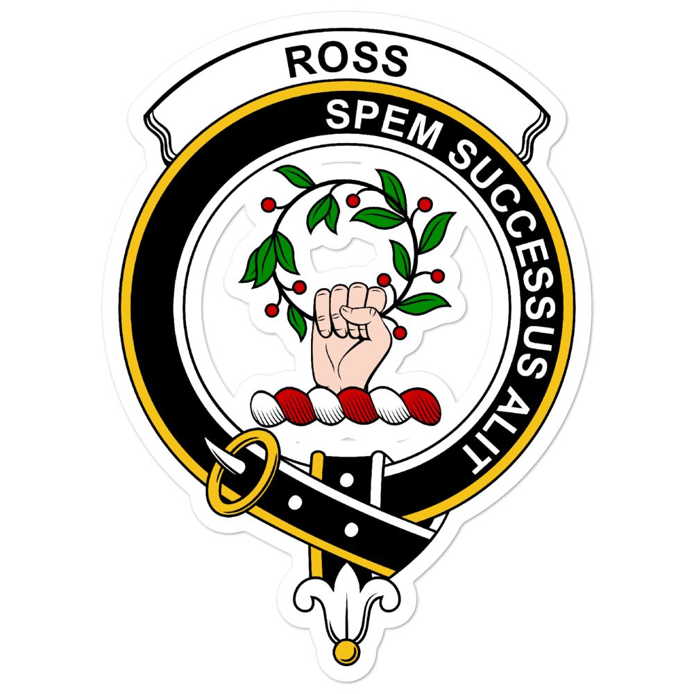 Ross Clan Crest Vinyl Sticker