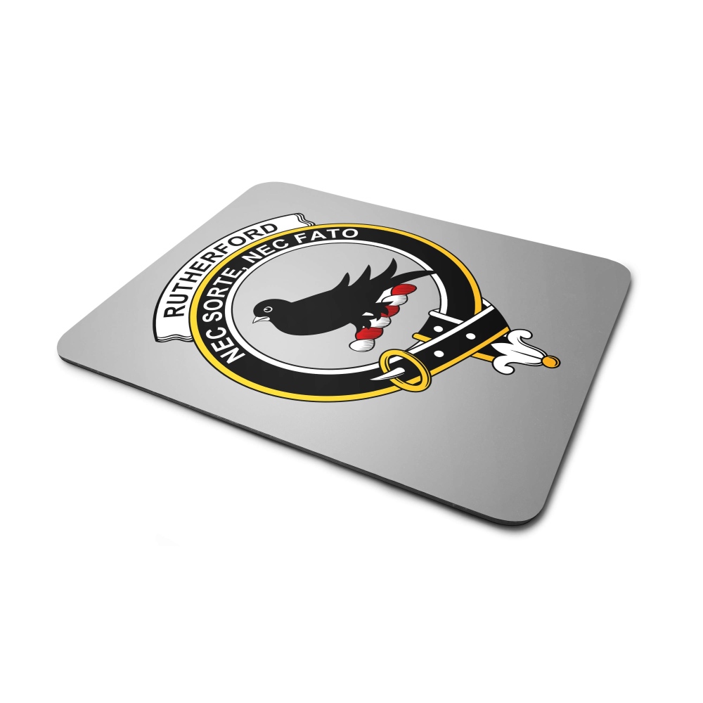 Rutherford Clan Crest Mousepad