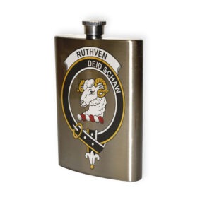 Ruthven Clan Crest Flask.