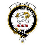 Ruthven Clan Crest Vinyl Sticker