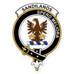 Sandilands Clan Crest Vinyl Sticker