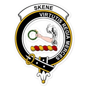 Skene Clan Crest Vinyl Sticker