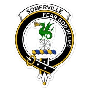 Somerville Clan Crest Vinyl Sticker