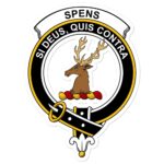 Spens (or Spence) Clan Crest Vinyl Sticker