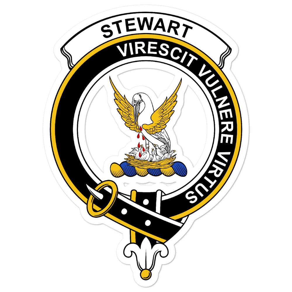 Stewart (High Stewards) Clan Crest Vinyl Sticker