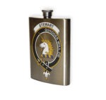 Stewart (of Appin) Clan Crest Flask.