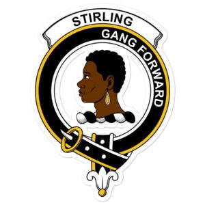 Strachan Clan Crest Vinyl Sticker