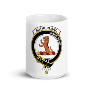 Sutherland II (Earl of) Clan Crest Ceramic Mug