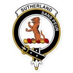 Sutherland II (Earl of) Clan Crest Vinyl Sticker