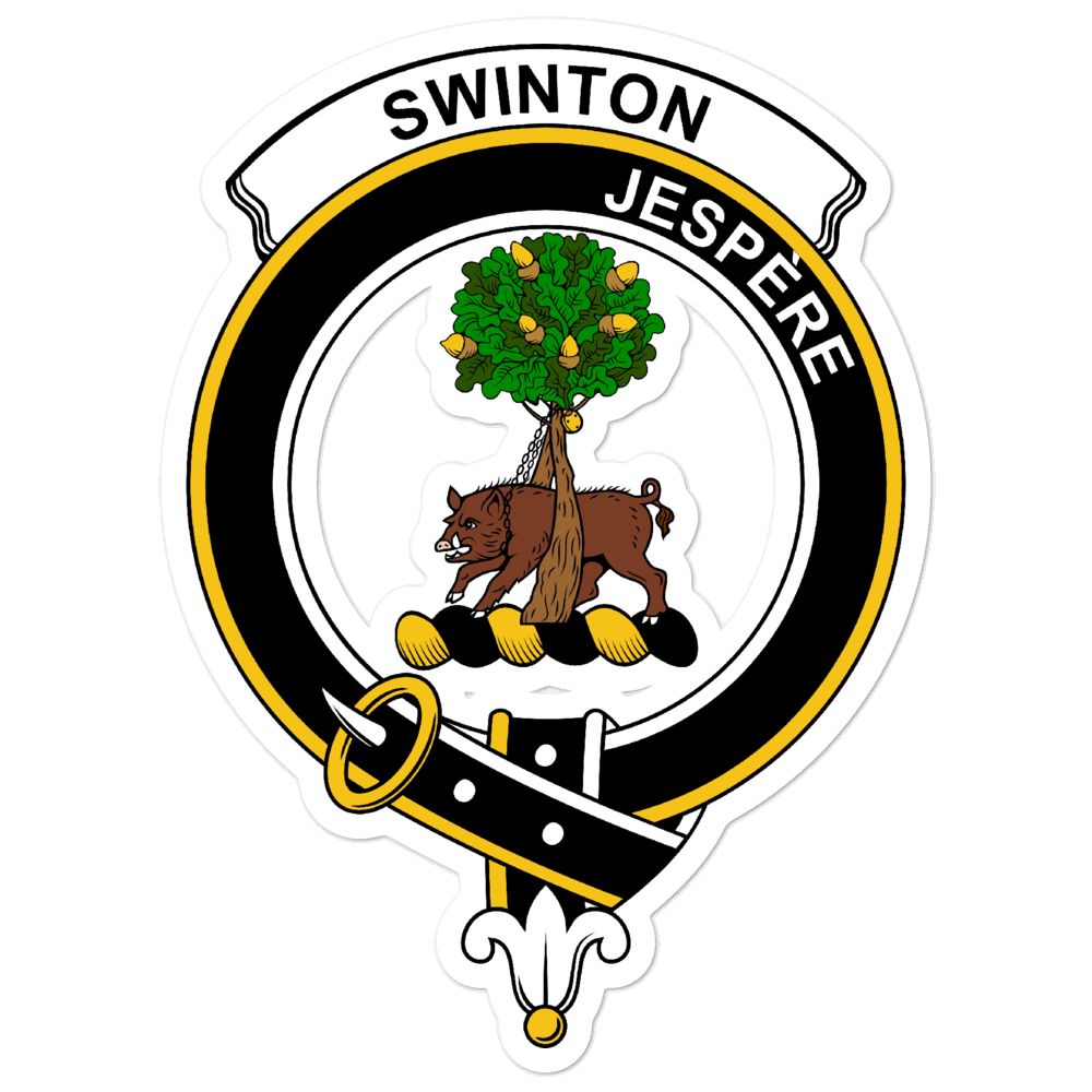 Swinton Clan Crest Vinyl Sticker