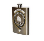 Tennant Clan Crest Flask.