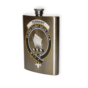 Tennant Clan Crest Flask.