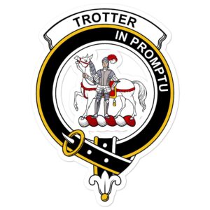 Trotter Clan Crest Vinyl Sticker