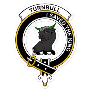 Turnbull Clan Crest Vinyl Sticker