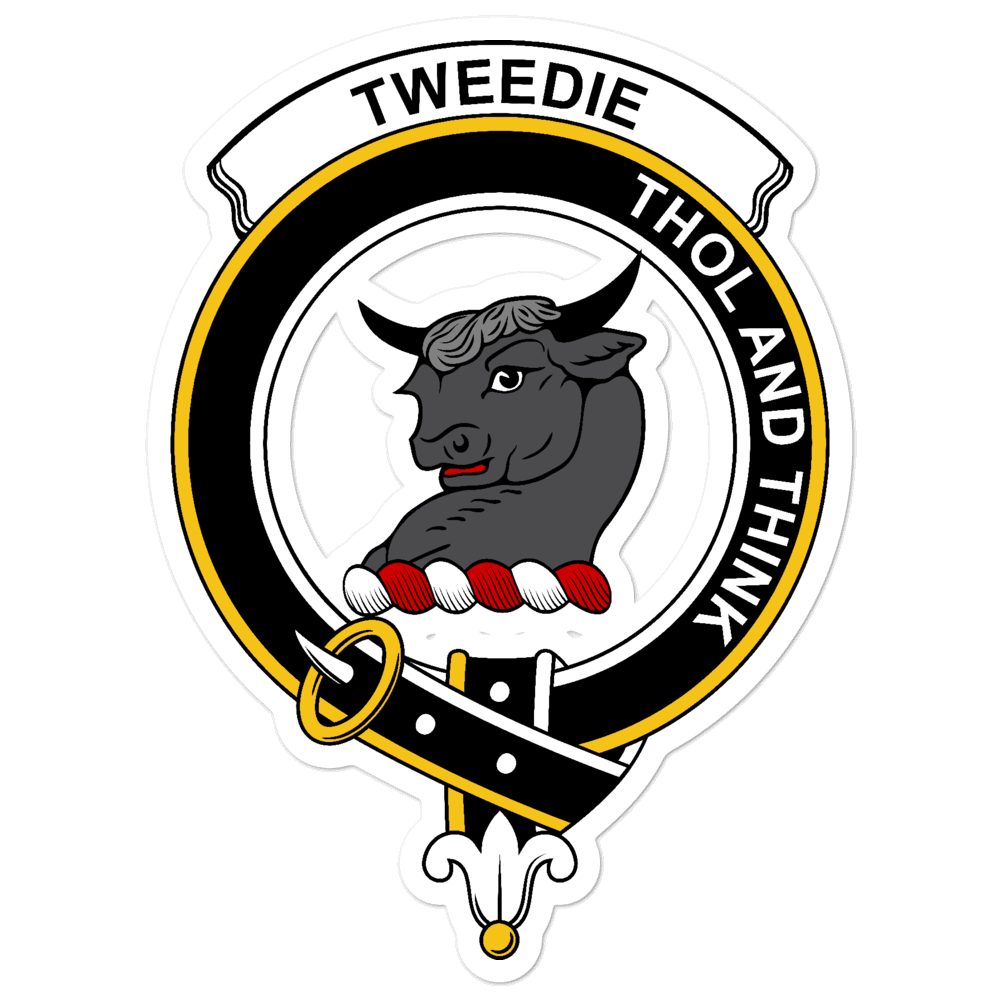 Tweedie Clan Crest Vinyl Sticker