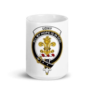 Udny Clan Crest Ceramic Mug