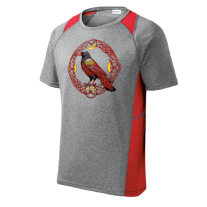 Celtic Knotwork Raven Performance T-Shirt